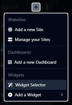 Widget Selector